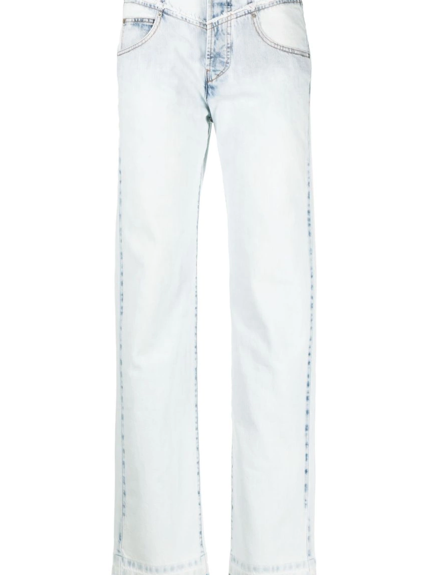 Affordable ISABEL MARANT high-rise Women straight-leg Noemie jeans 0307