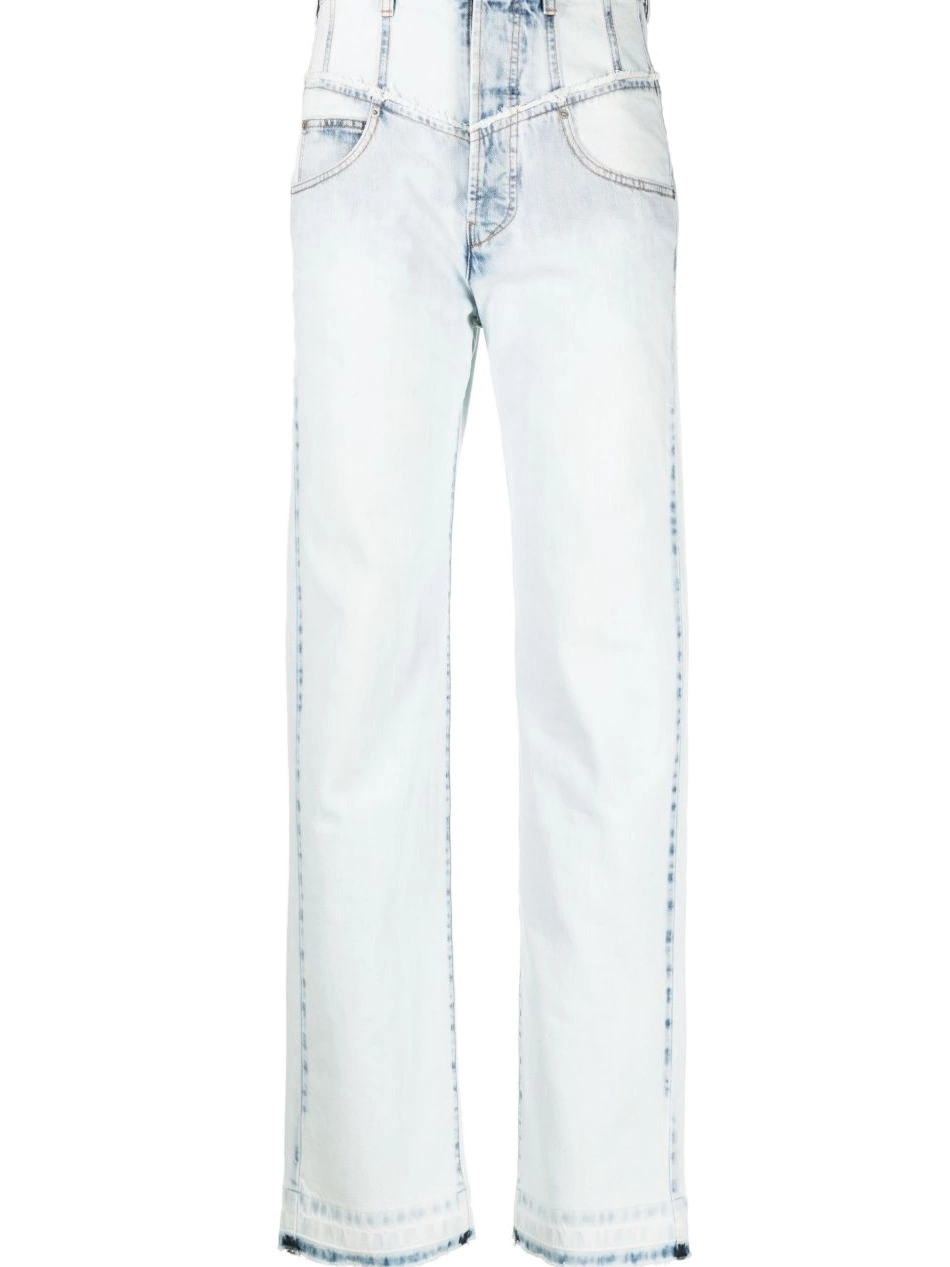 MARANT high-rise jeans Noemie Women ISABEL straight-leg 0317