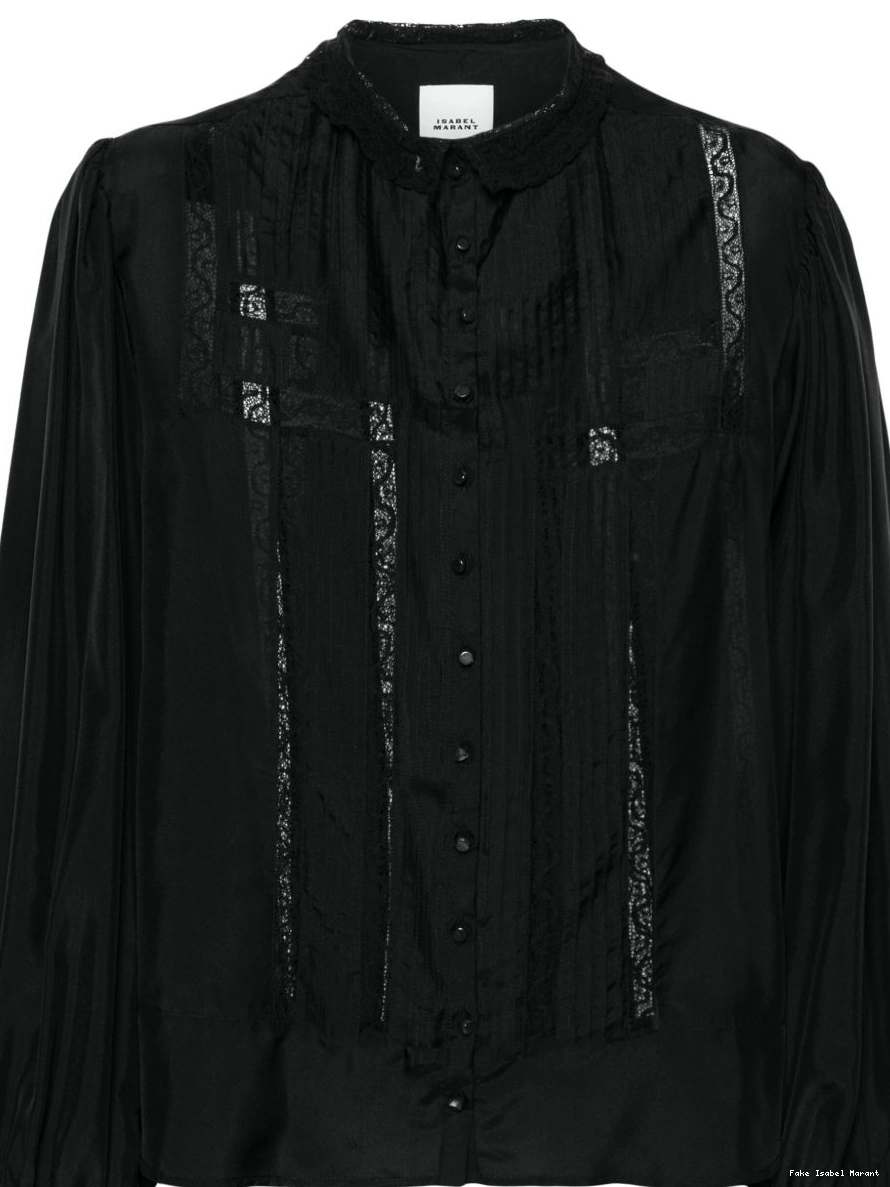 sheer-lace silk Zayen MARANT ISABEL Women blouse 0304