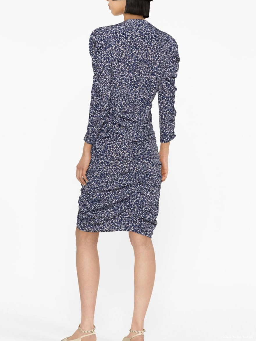 Rep Celina floral-print silk ISABEL dress MARANT Women 0313