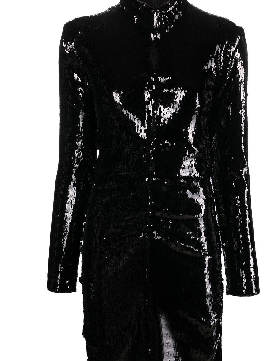 Affordable ISABEL long-sleeve sequin-embellished Women MARANT dress 0309