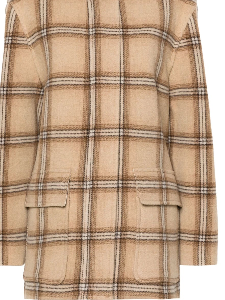 Cheap ISABEL coat felt plaid-check MARANT Efelia Women 0303