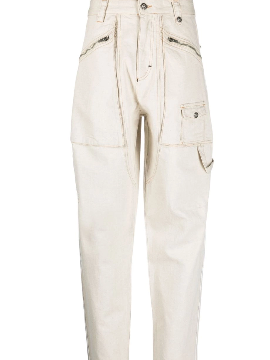 MARANT ISABEL trousers Women zip-pocket tapered 0315