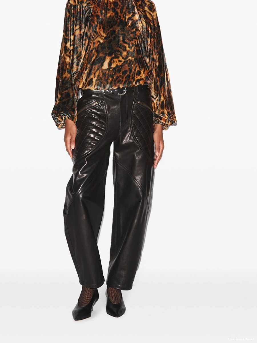 Rep MARANT ISABEL Dabia blouse Women leopard-print 0306