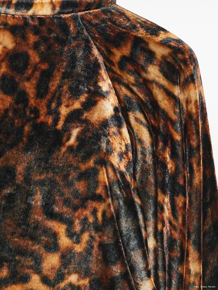 Rep MARANT ISABEL Dabia blouse Women leopard-print 0306